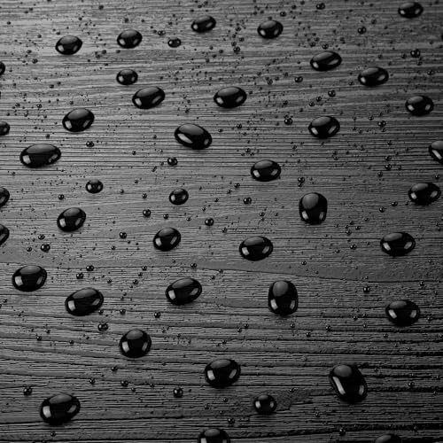 Black Peel and Stick Vinyl Floor Tile 18-Planks 6x36 N303