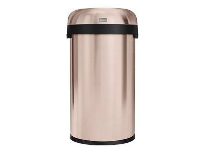 16 Gallon Rose Gold Steel Trash Can U47151