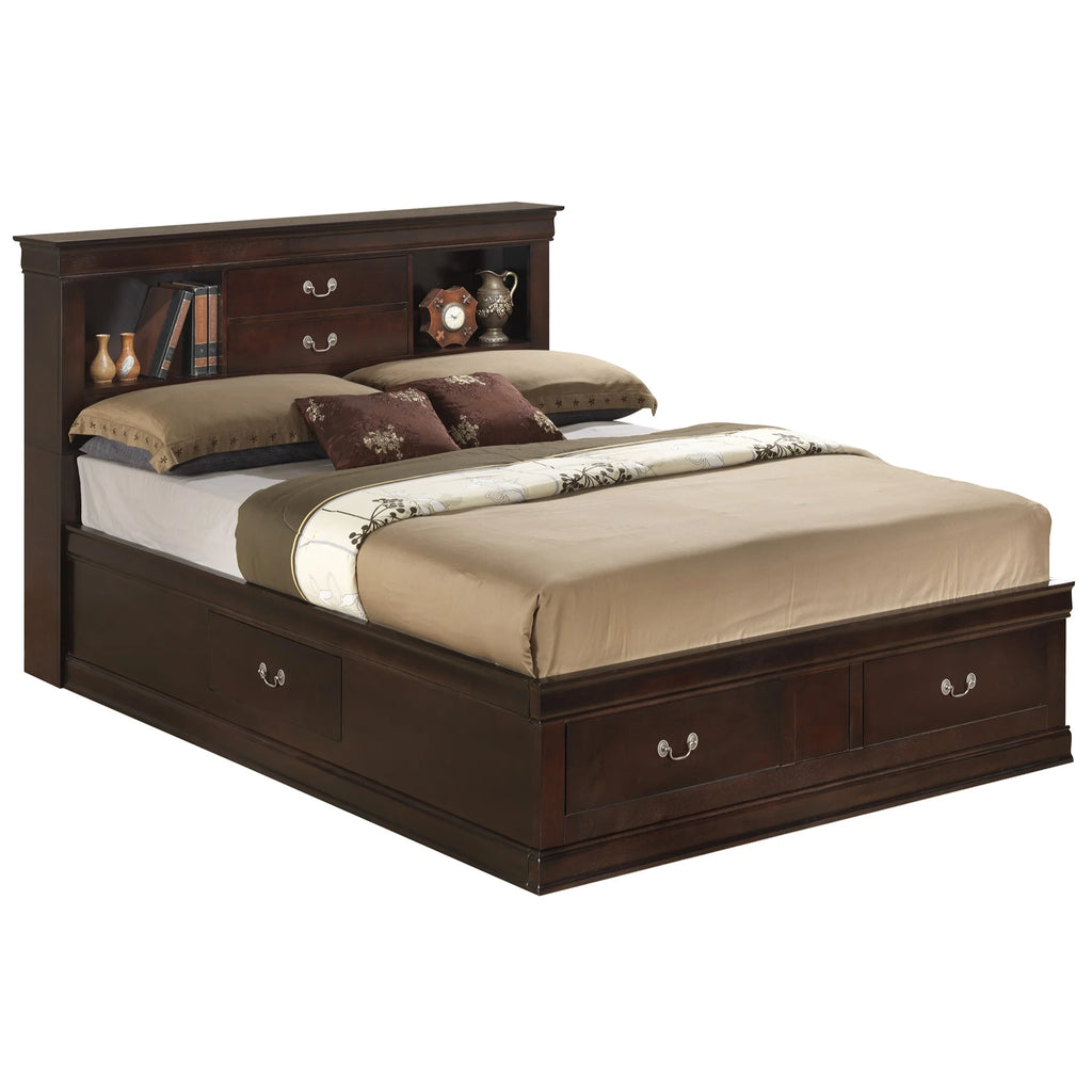 King Storage Platform Bed P671535