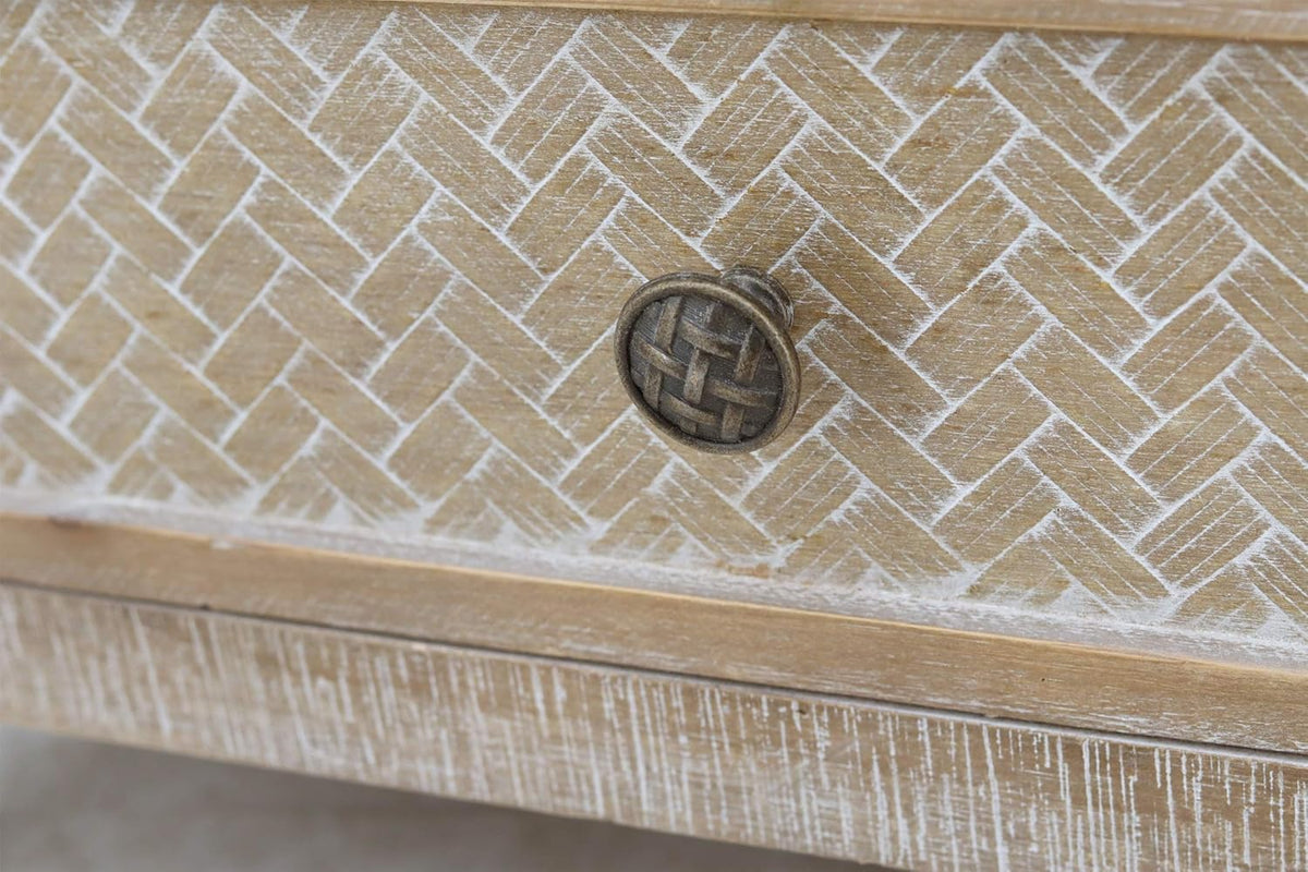 Weathered Wood Cabinet with 1 Drawer and 2 Doors A97188