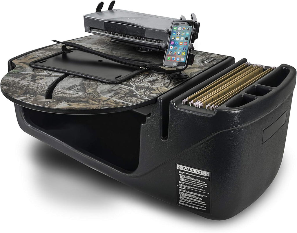 Car Desk with Power Inverter, Phone Mount and Printer Stand C8538