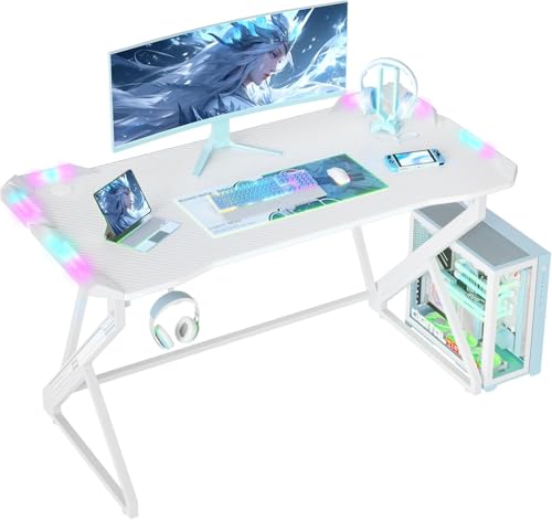 Black 40 Inch Gaming Desk R9491