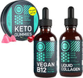 Liquid B12, Keto Gummies and Liquid Collagen with Biotin Bundle K706