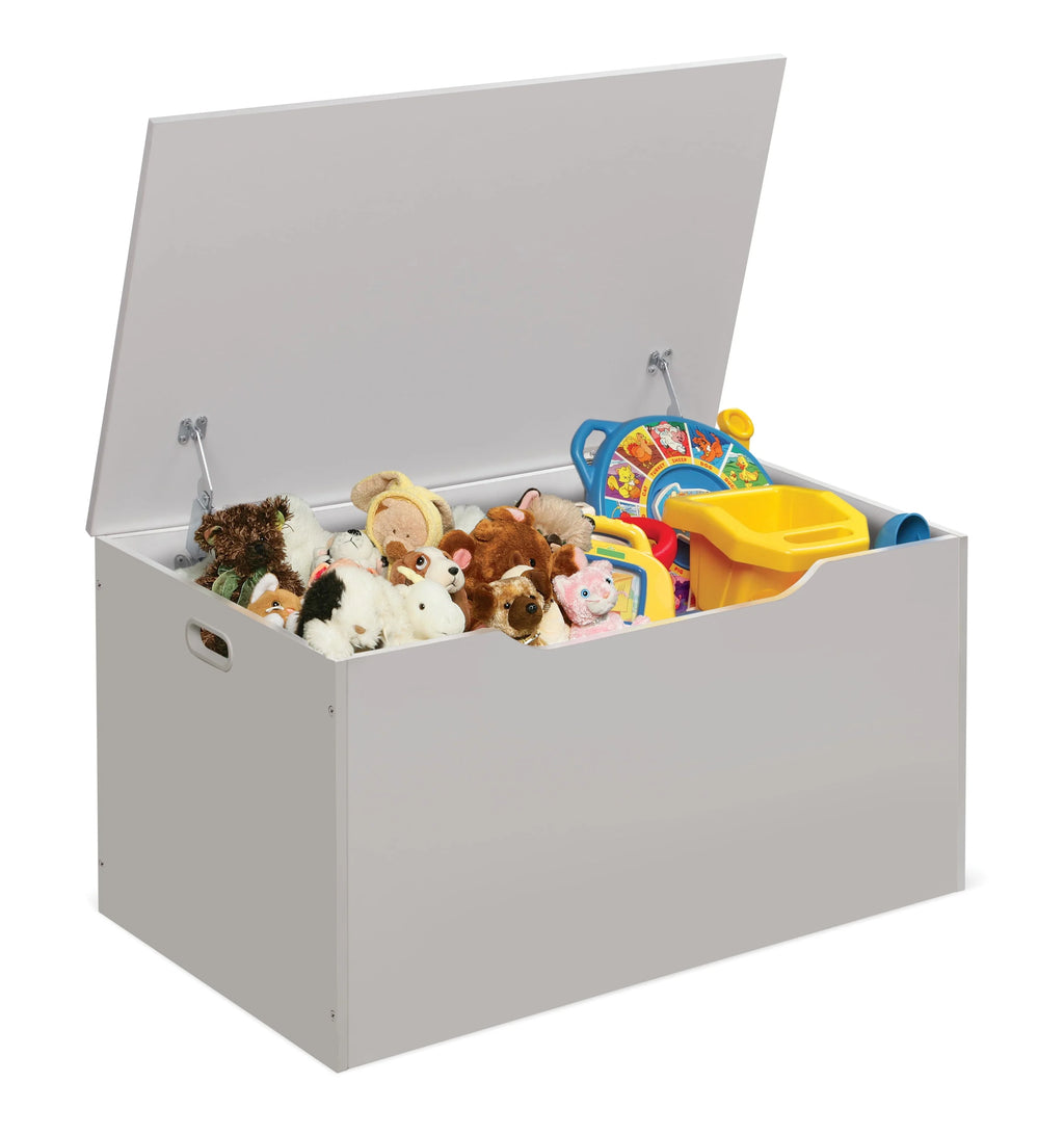 White Wooden Toy and Storage Box J533833