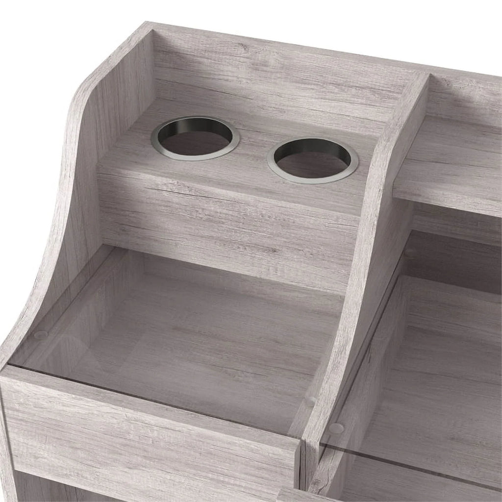 Wood Multi-Storage Vanity Table S486