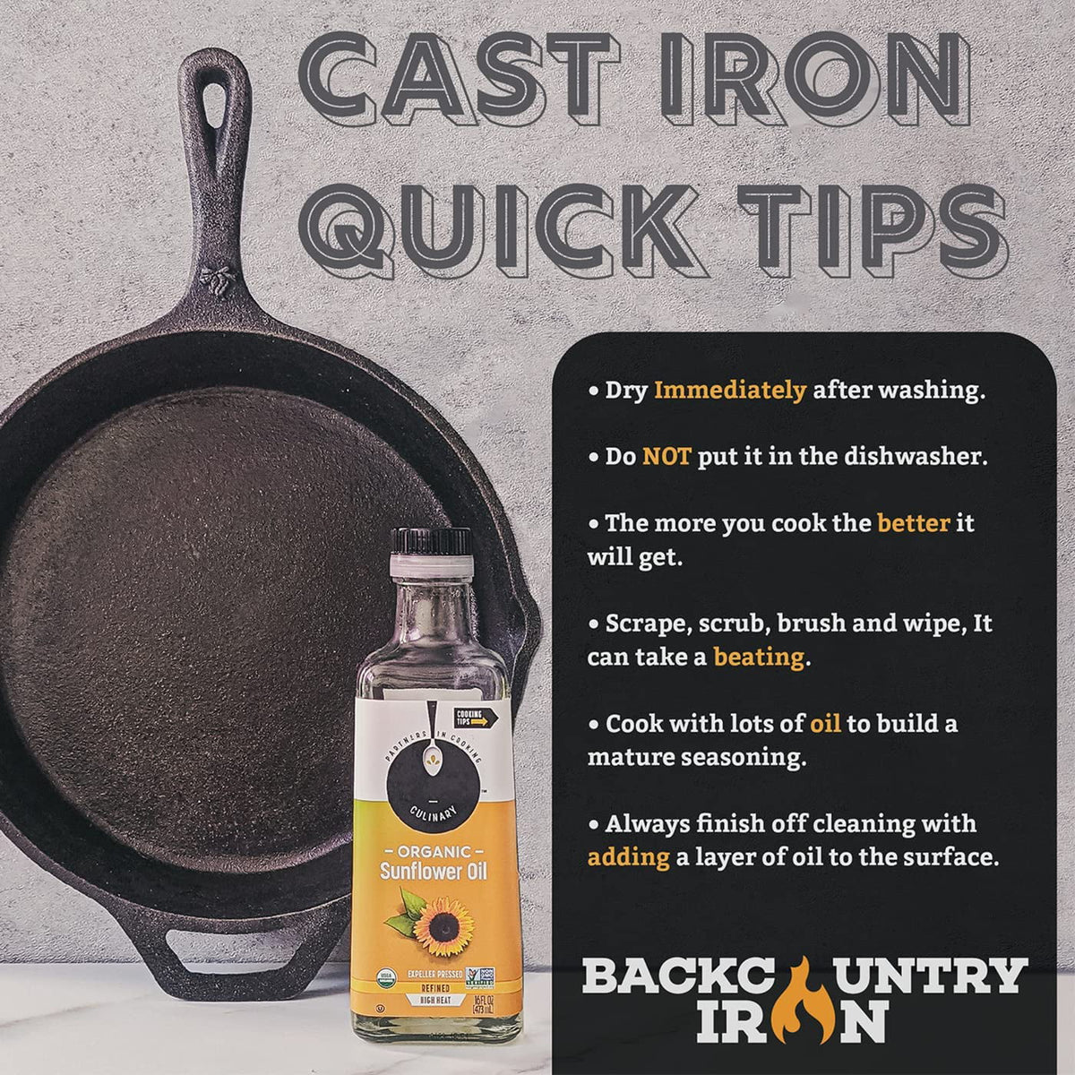 6-1/2 Inch Pre-Seasoned Cast Iron Skillet R954
