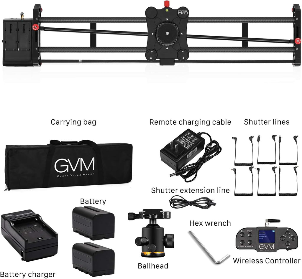 Carbon Fiber Motor Camera Slider Z519