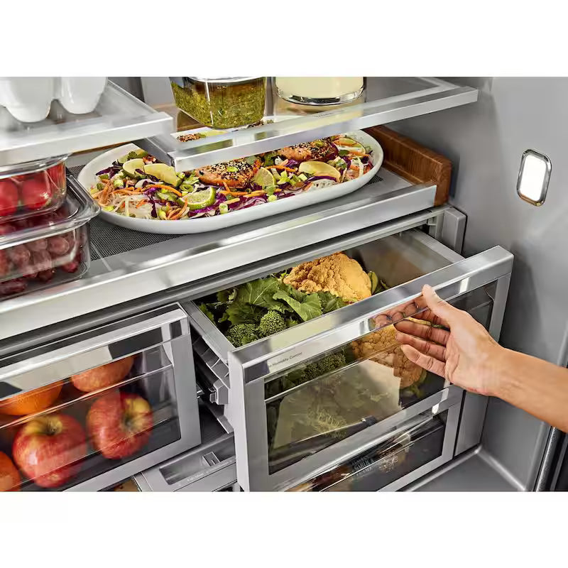 26.8 cu. ft. French Door Refrigerator in Black Stainless U58790