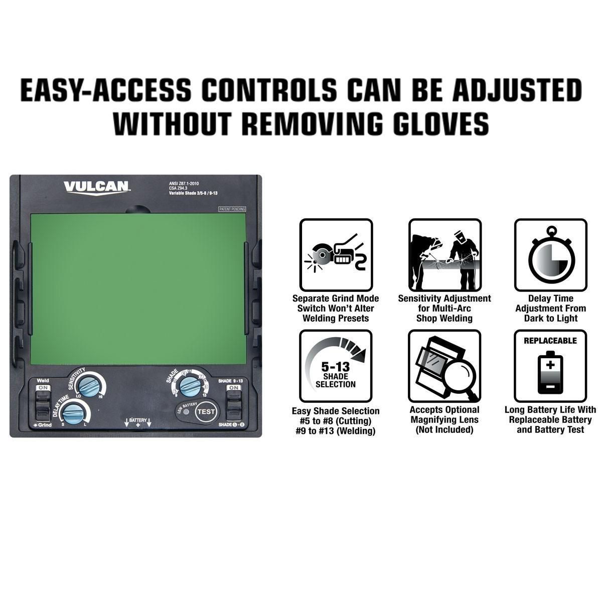 Auto-Darkening Welding Helmet W294488
