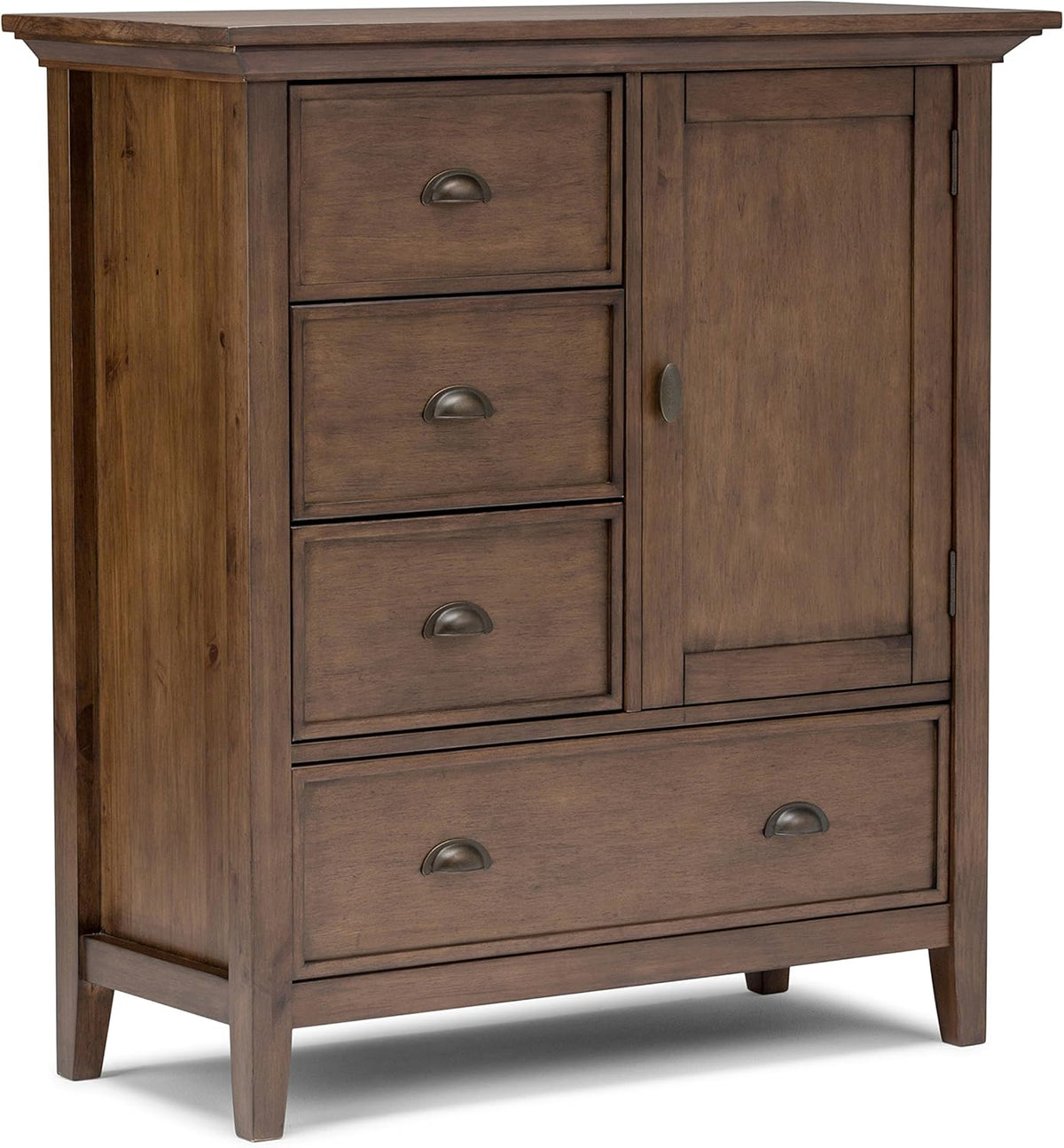 Solid Wood 39 inch Wide Storage Cabinet with 3 Drawers D345