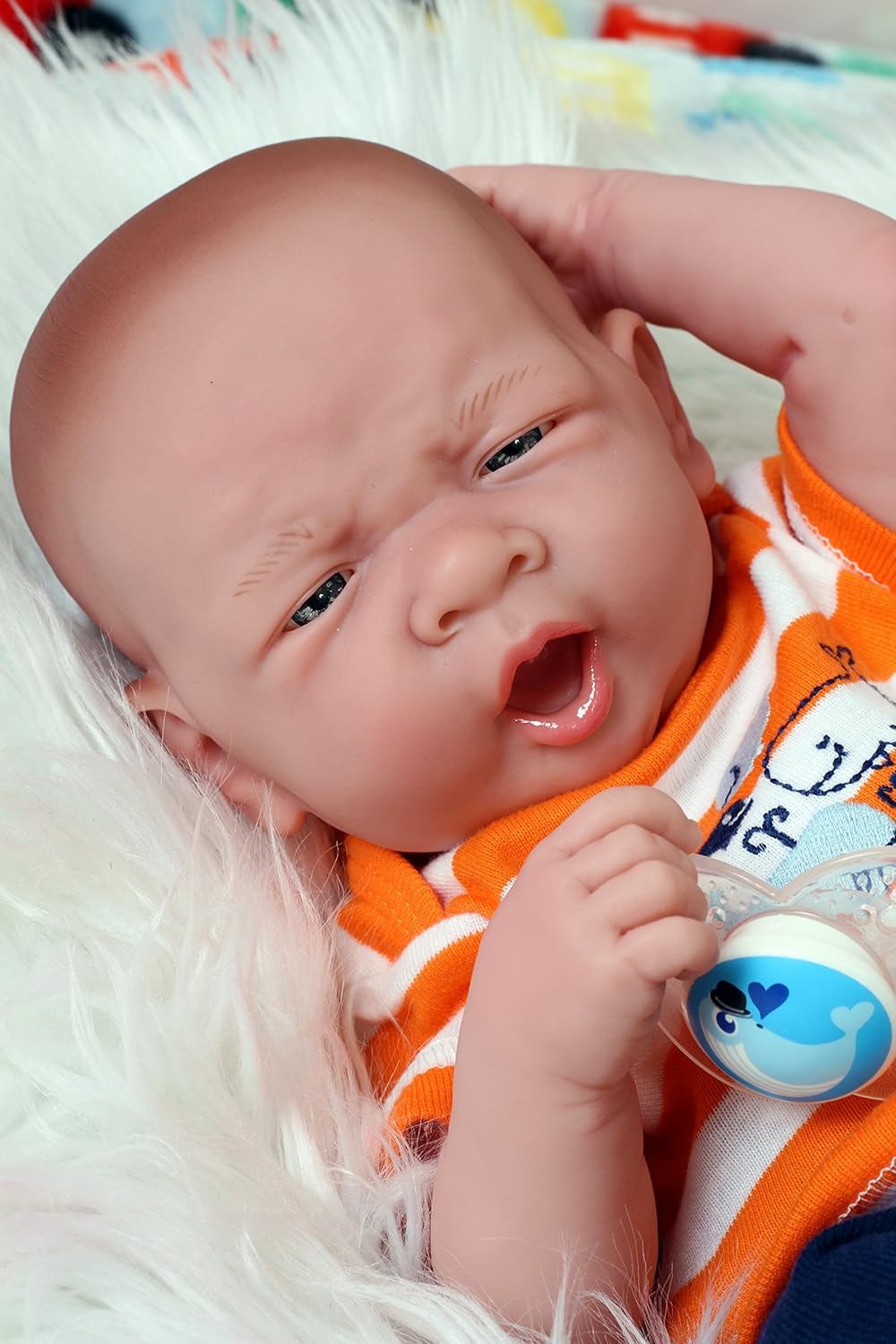 15” Washable Soft Vinyl Reborn Baby Boy Doll G7542
