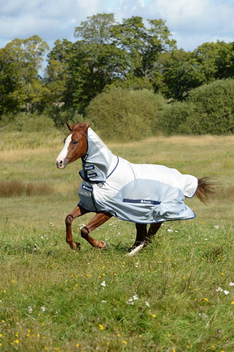 Silver Blue Full Neck Rain Sheet K73031