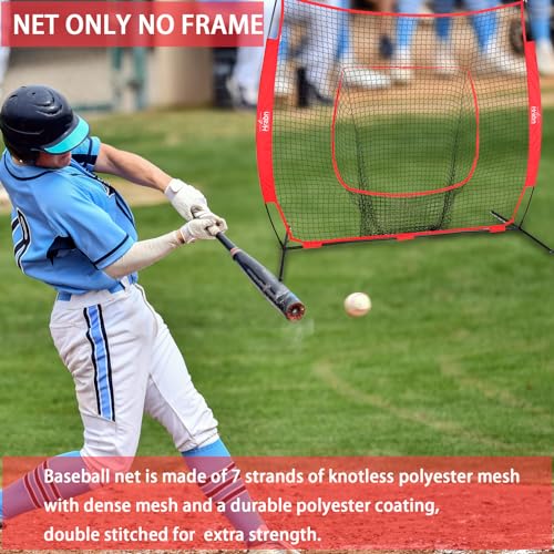 7-Strand Heavy Duty Knotless Polyester Baseball & Softball Replacement Net C1250