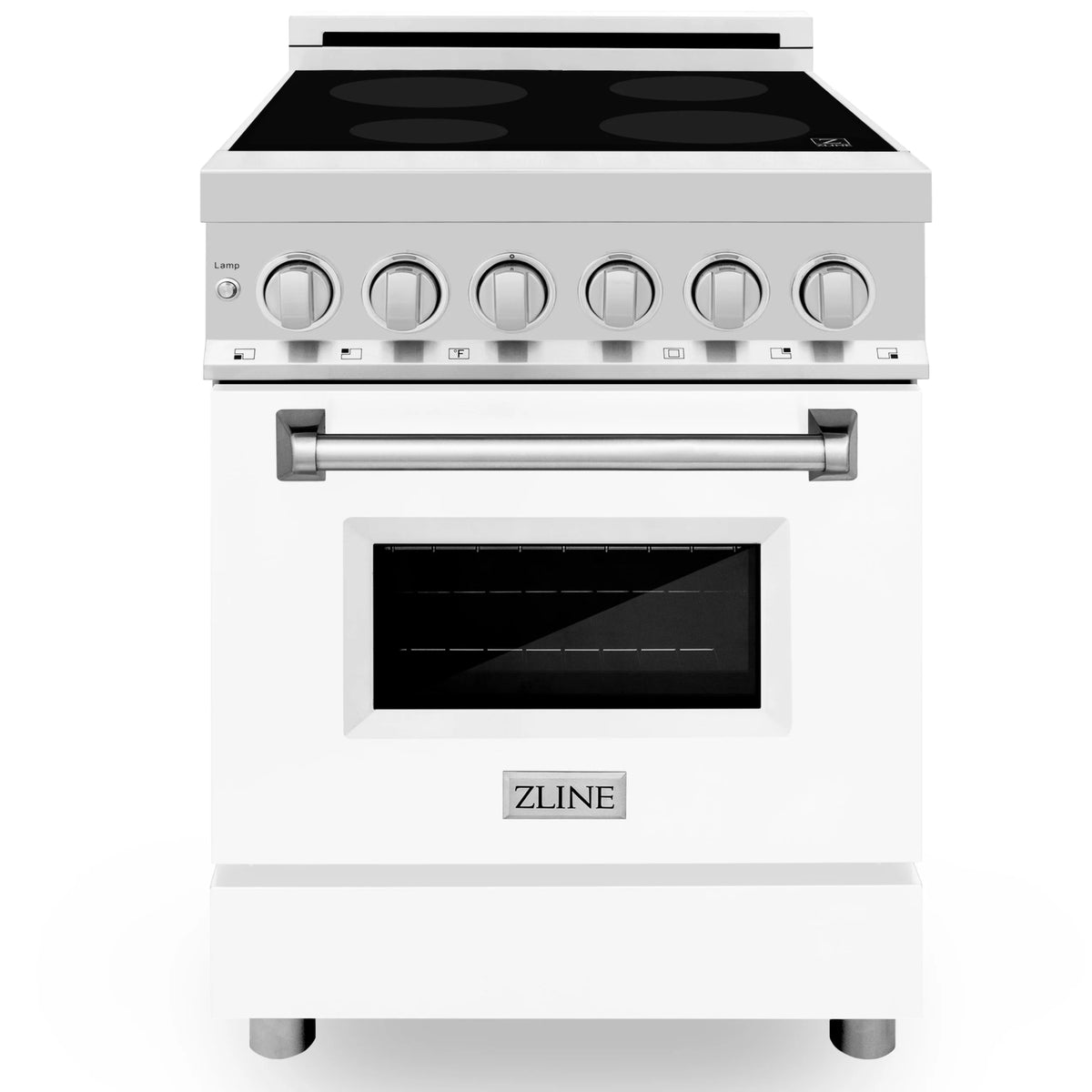 White Matte 4 Element Induction Range P12993