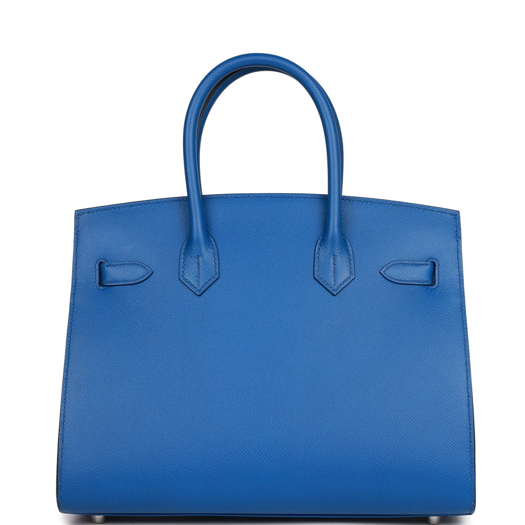 Birkin 30 Bleu France Epsom Palladium Hardware T381329