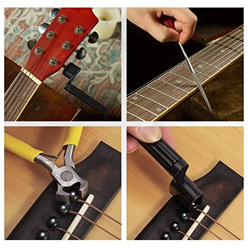 72PCS Guitar Repairing Maintenance Tool Kit with Strings Picks C559