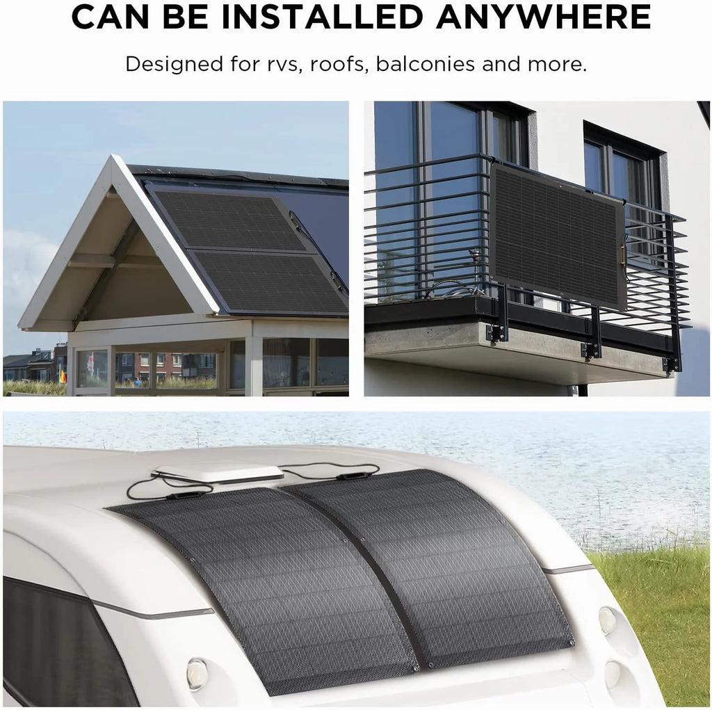 100W Flexible Solar Panel IP68 Waterproofing B385