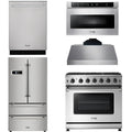 36 Propane Gas Range, Range Hood, Microwave, Refrigerator, Dishwasher E118017