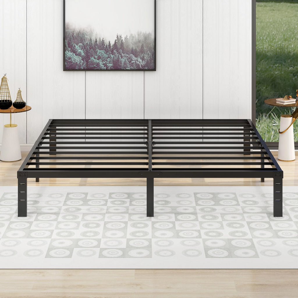 14 Inch Metal Platform King Bed Frame J846