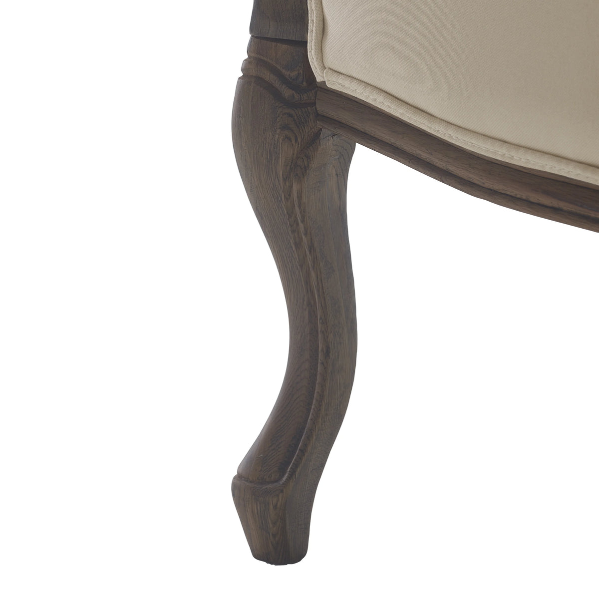 Cream Upholstered Accent Armchair T1398