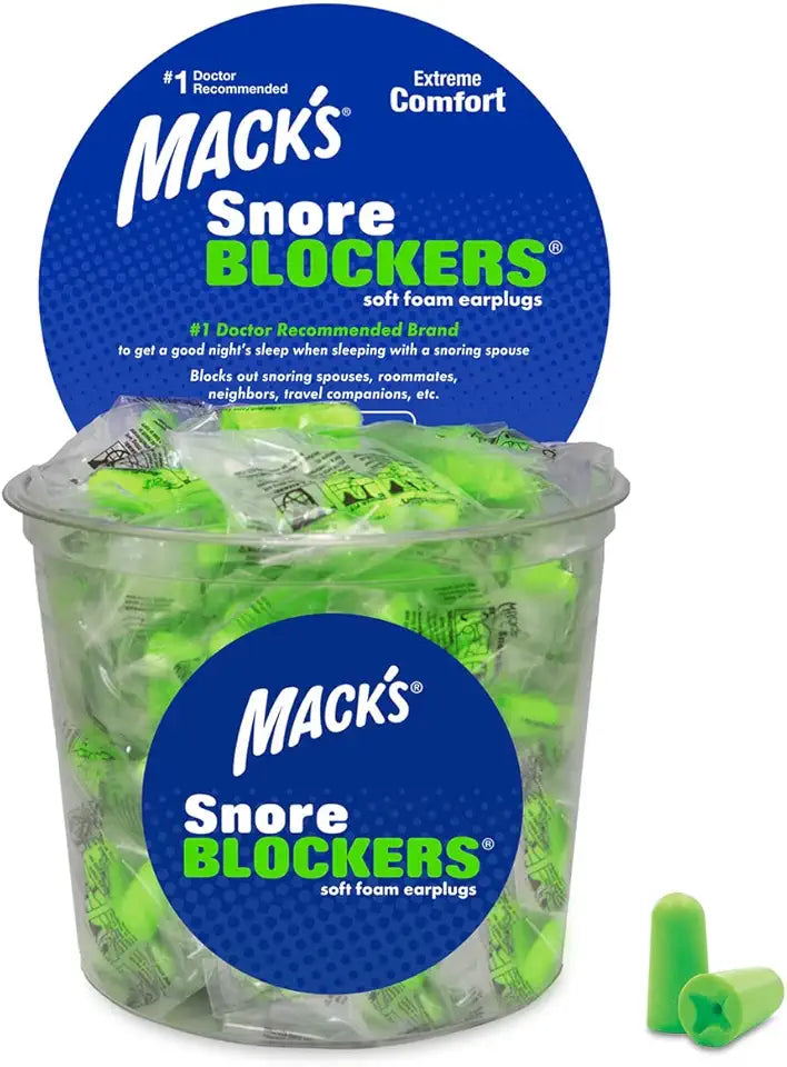 Soft Foam Earplugs 100 Pair Tub 32 dB NRR M93680