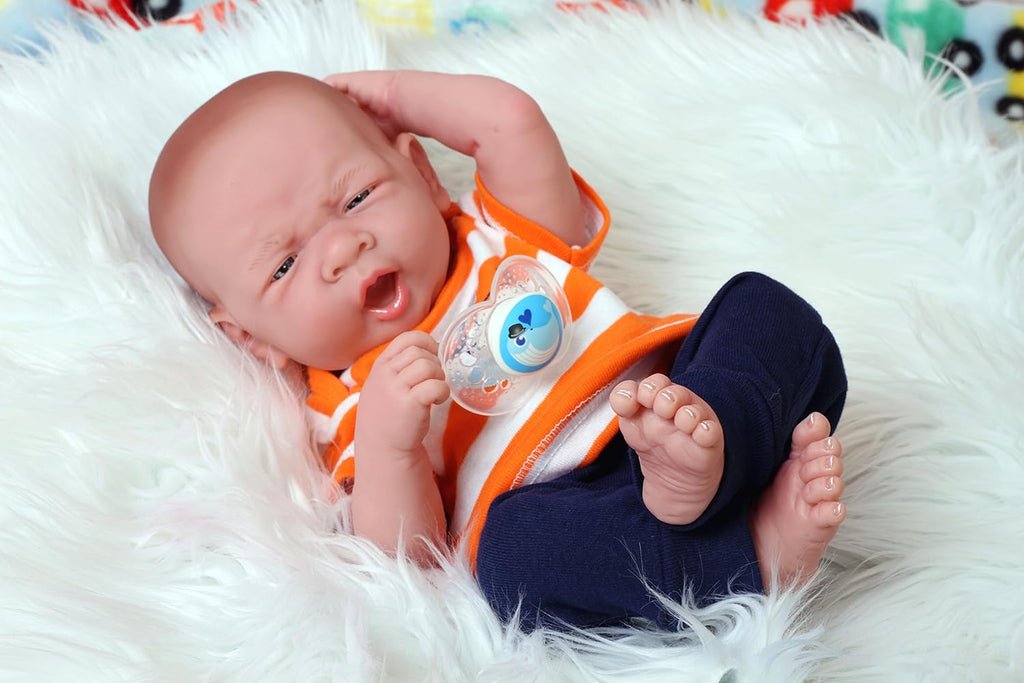 15” Washable Soft Vinyl Reborn Baby Boy Doll G7542