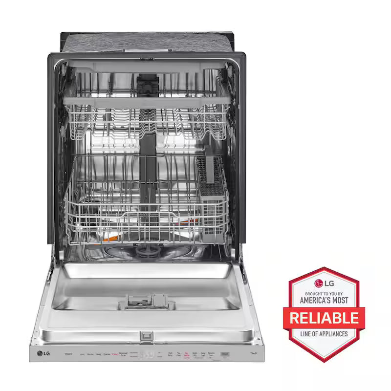 24 in. Smart Wi-Fi Dishwasher with 3rd Rack, Stainless Steel Z60823