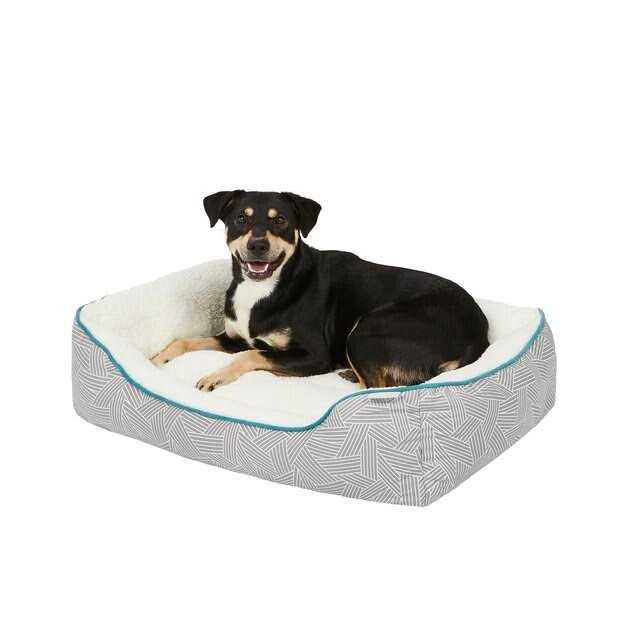Sherpa Bolster Cat & Dog Bed R5357
