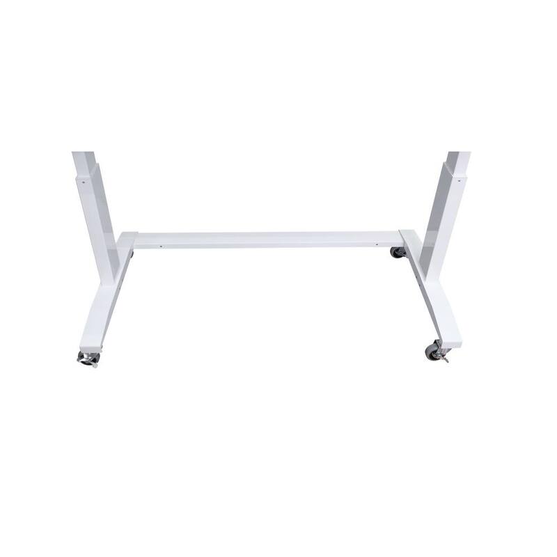 Adjustable Height Work Table in White D512241