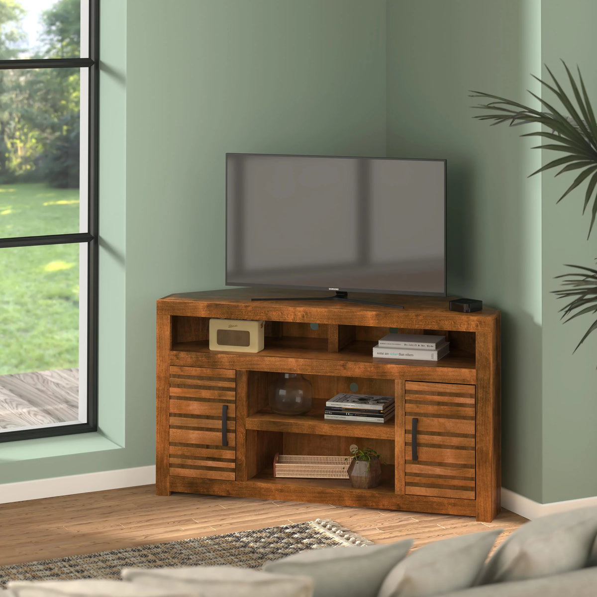 52 inch Corner TV Stand W5159