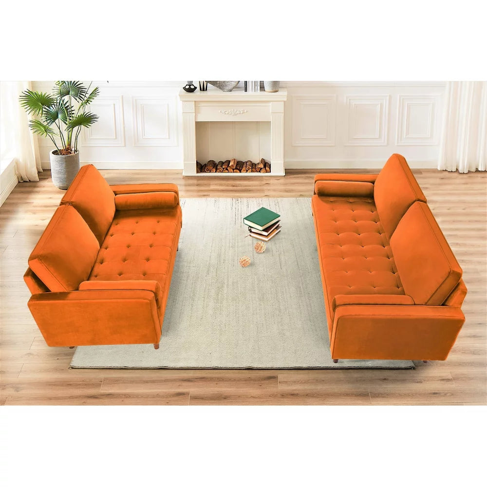 Velvet Sofa Loveseat F730099