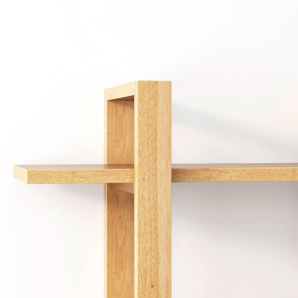 3-Tier Solid Wood Wall Book Shelves G85940