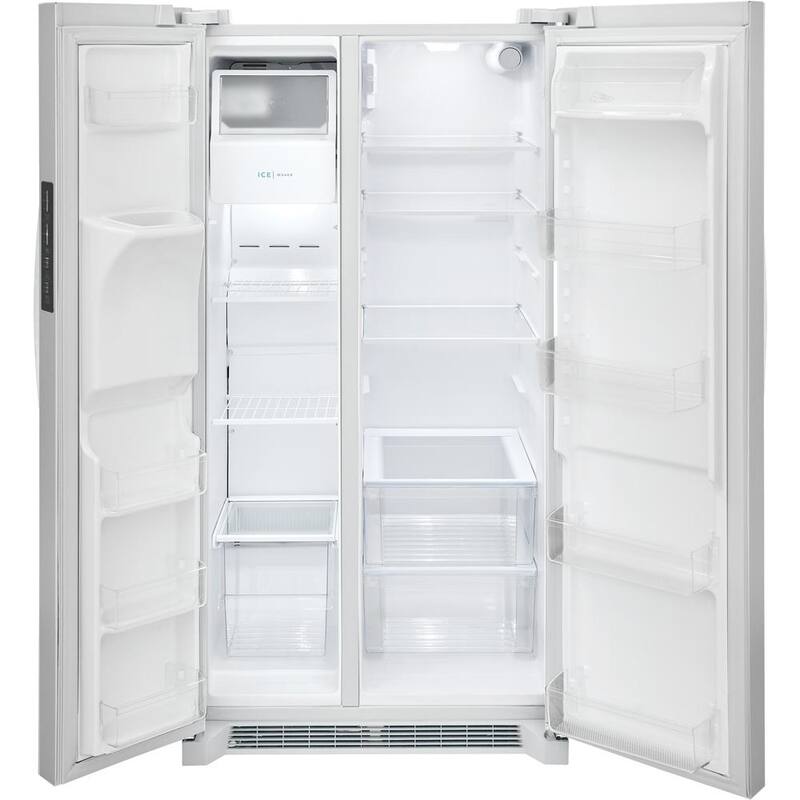 36 in. 25.6 cu. ft. Side by Side Refrigerator in White D229176