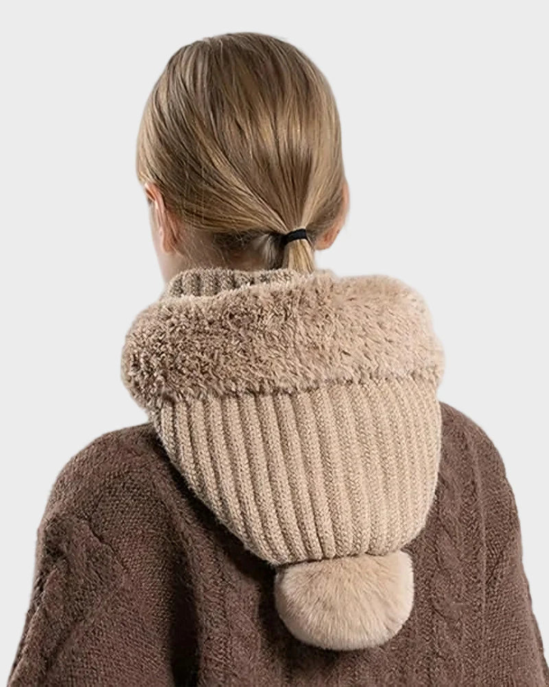 Warm Knit Beanie with Pom Pom D983336
