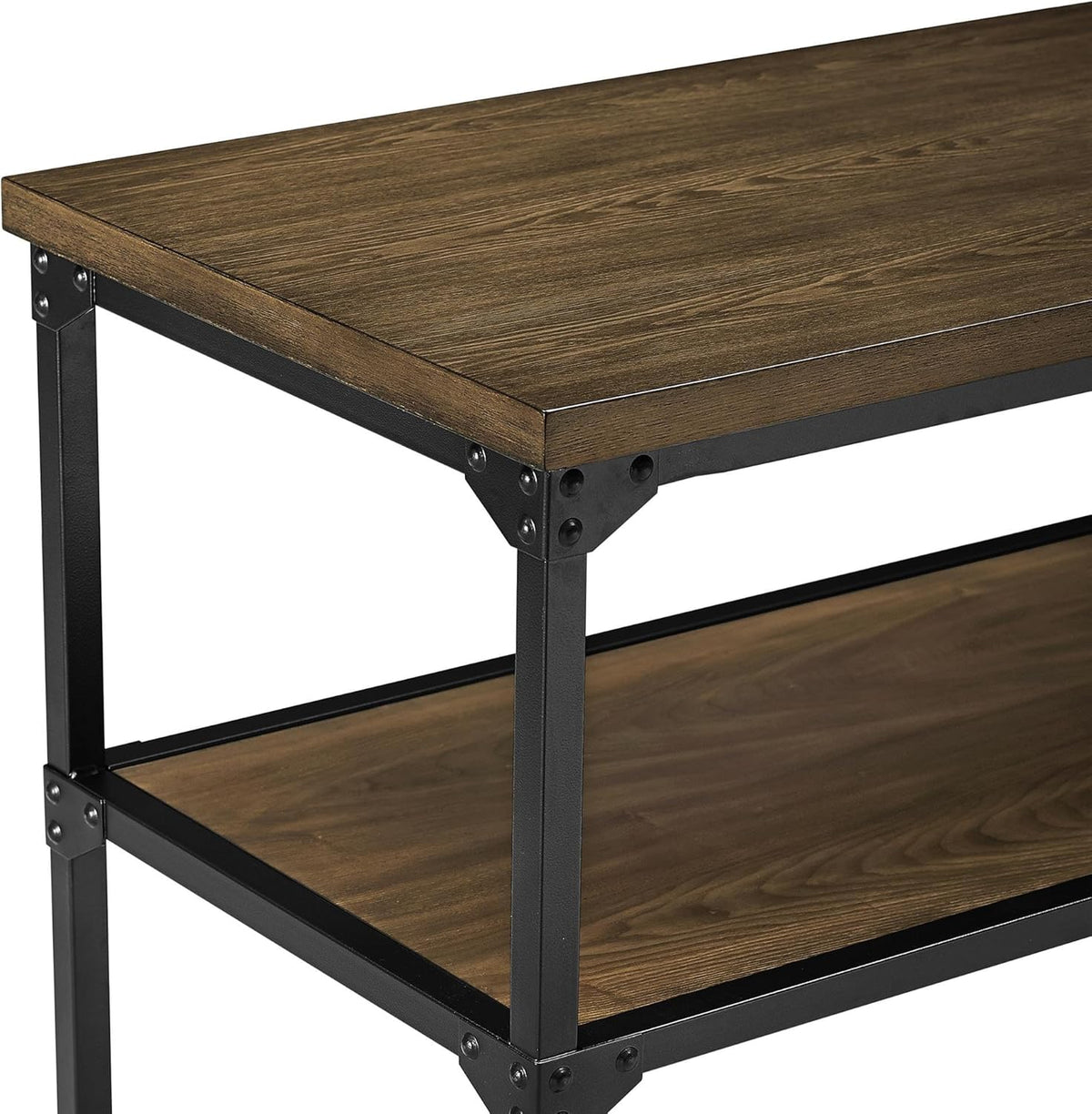 Rustic Antique Oak Black Multifunction Island F1409