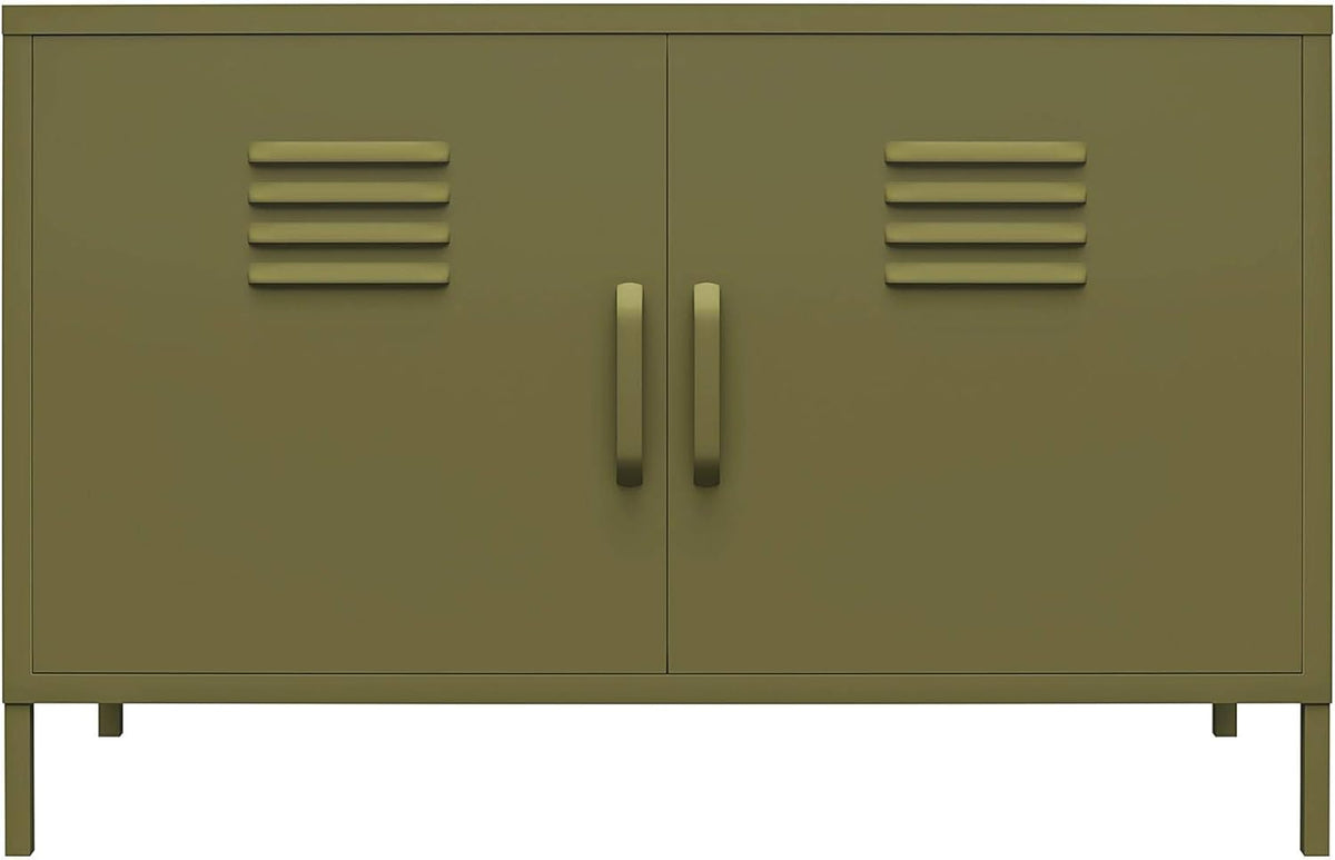2 Door Metal Accent Cabinet T249848