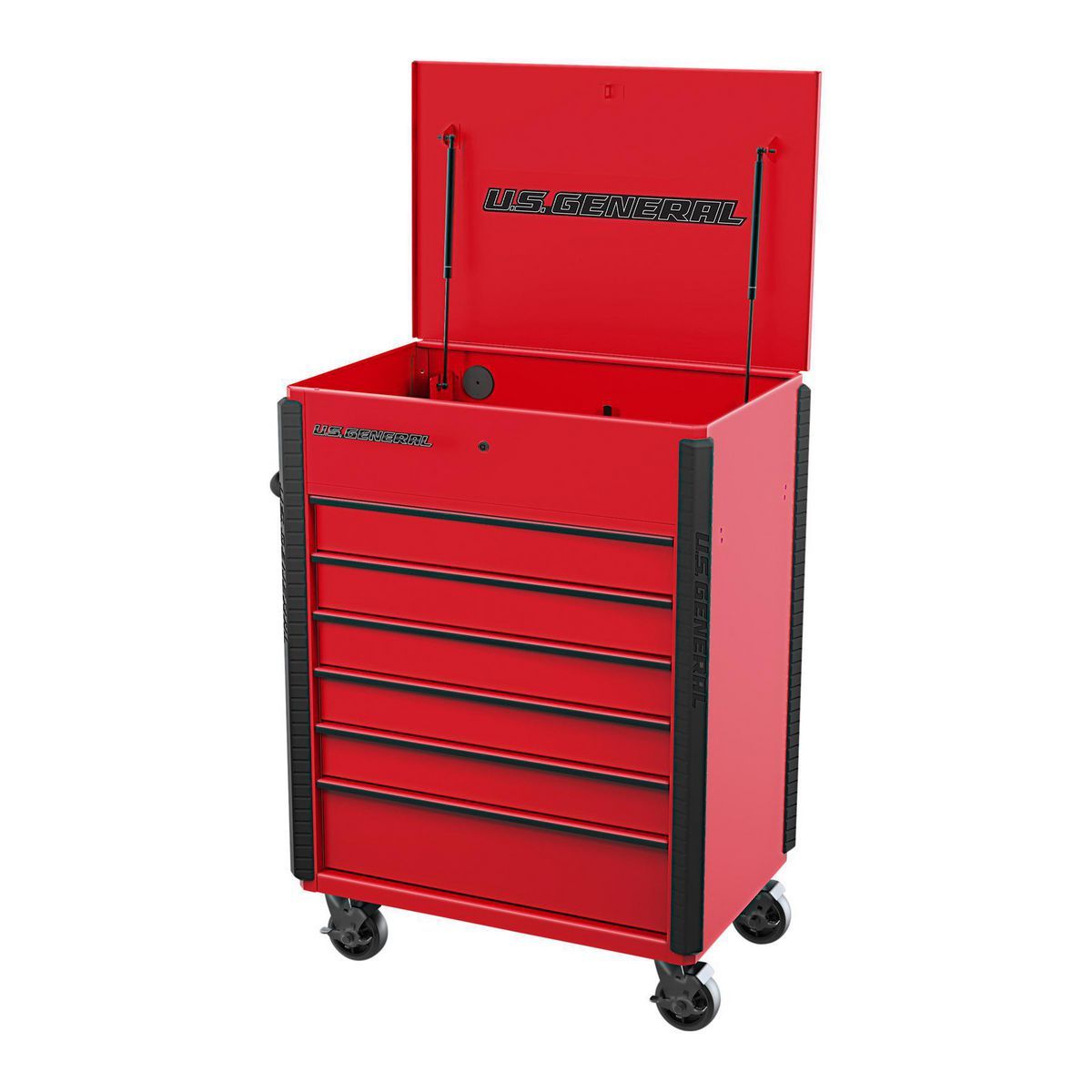 Slate Gray 6-Drawer Service Cart Y16079
