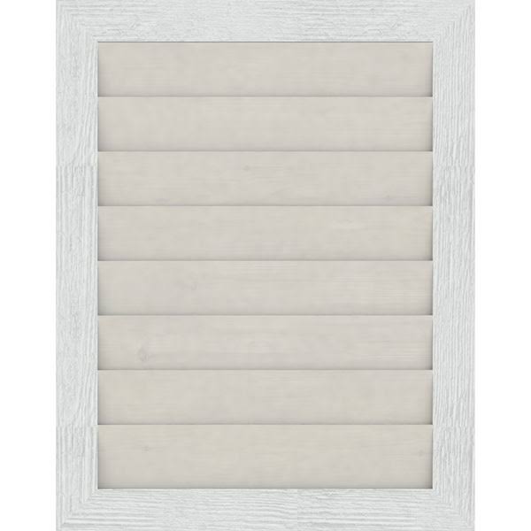 Primed Non-Functional Vertical Gable Vent D511