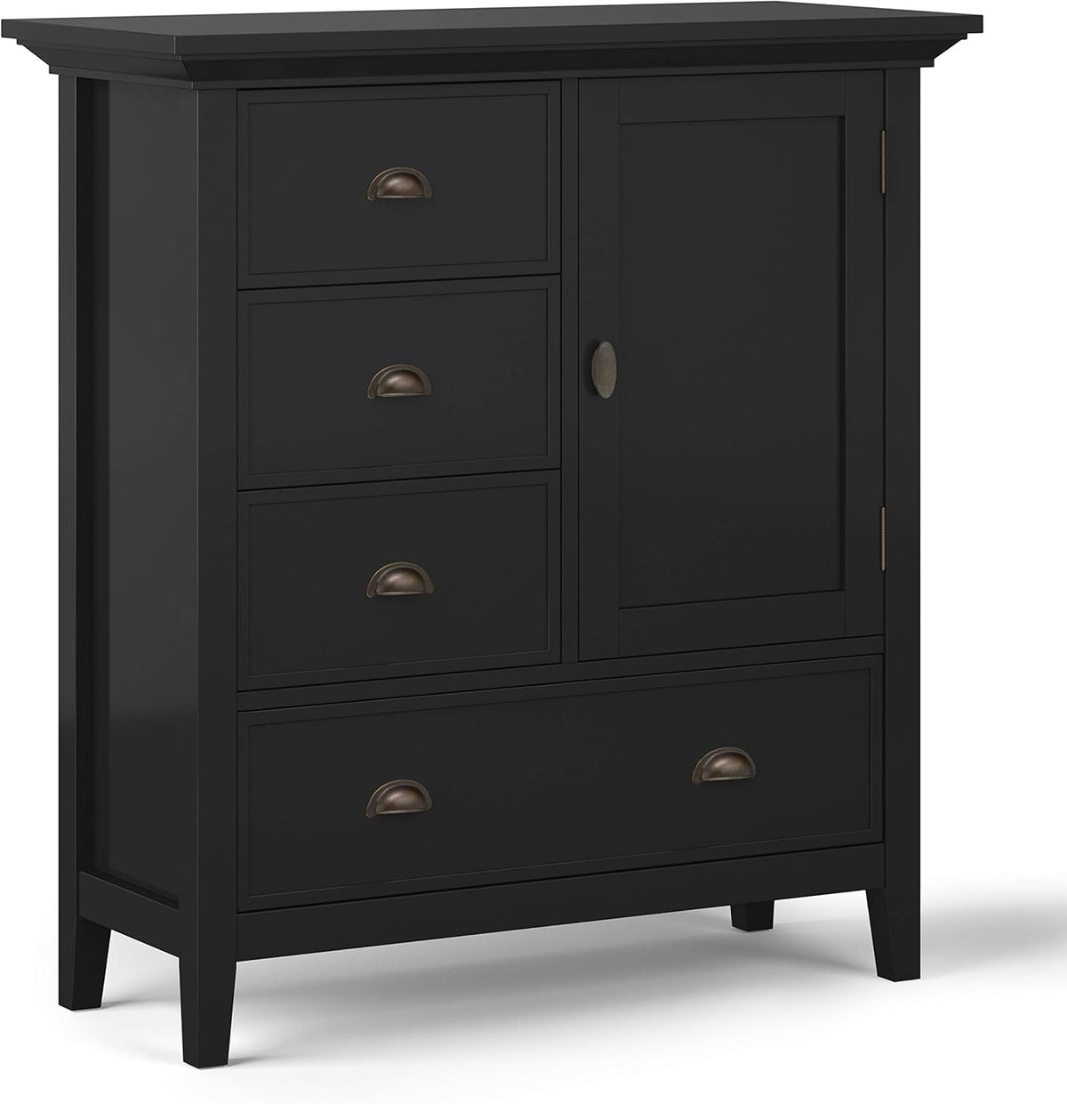 Solid Wood 39 inch Wide Storage Cabinet with 3 Drawers D345