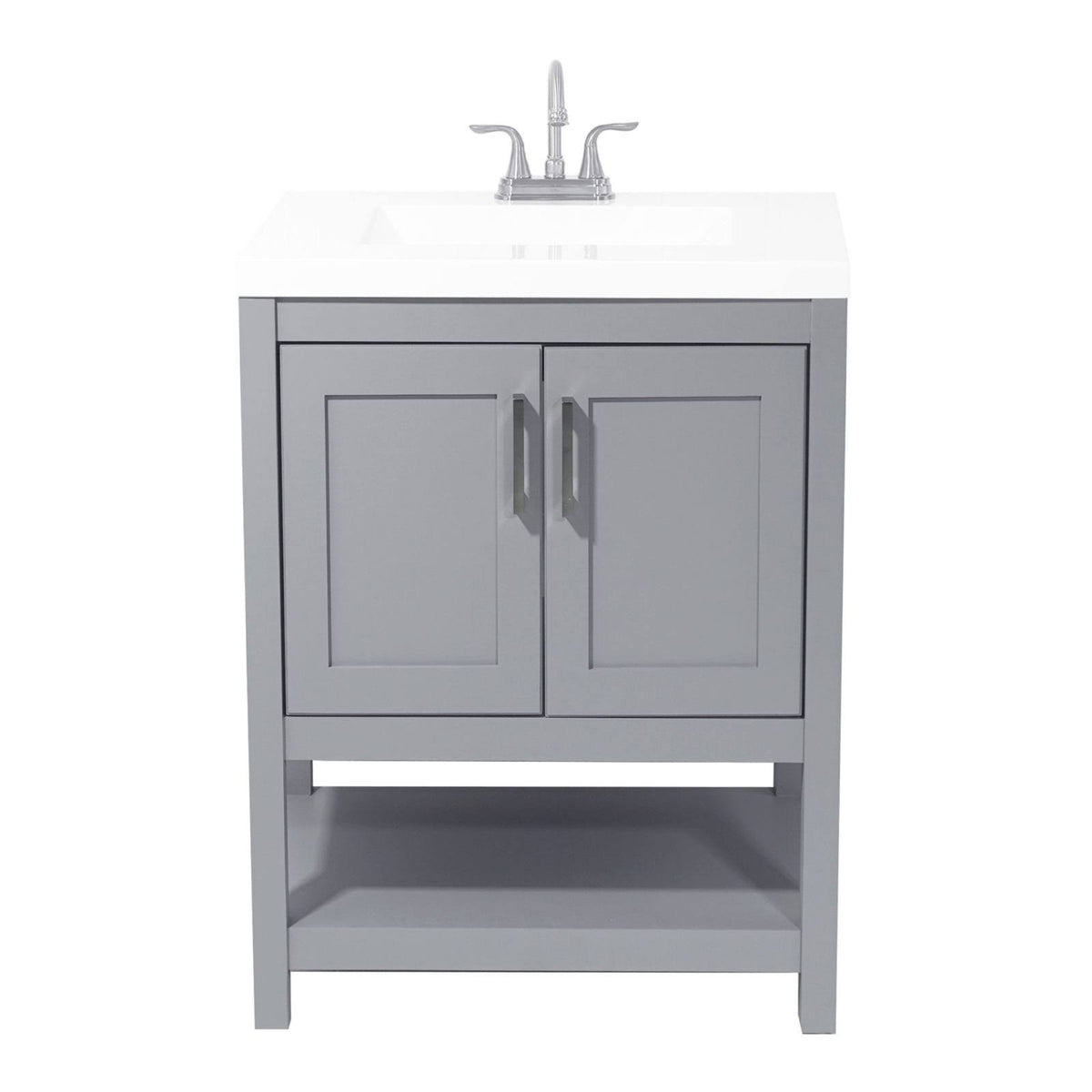 Bath Vanity with Cultured Marble or Quartz Stone Top J53714