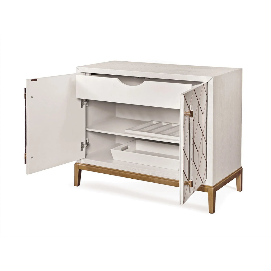 White Wood Bar Cabinet E1071