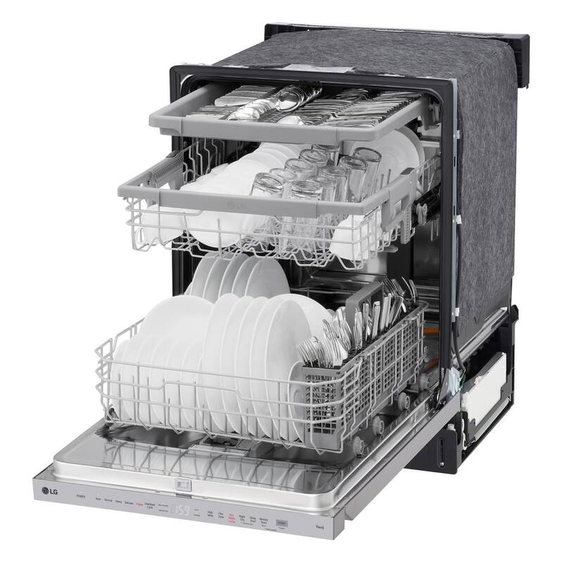 24 in. Smart Wi-Fi Dishwasher with 3rd Rack, Stainless Steel Z60823