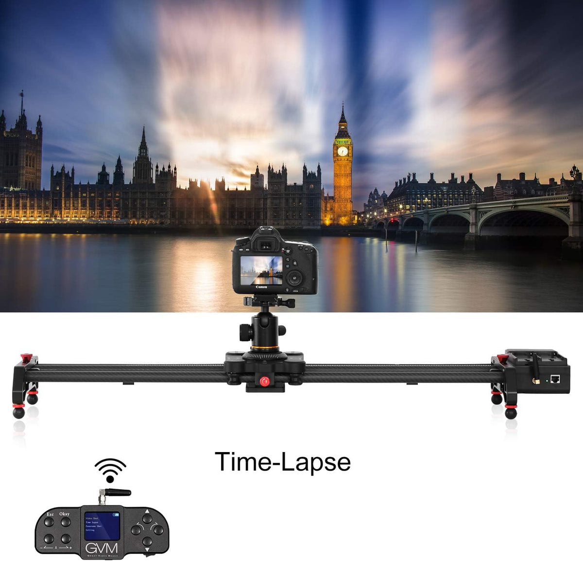 Carbon Fiber Motor Camera Slider Z519