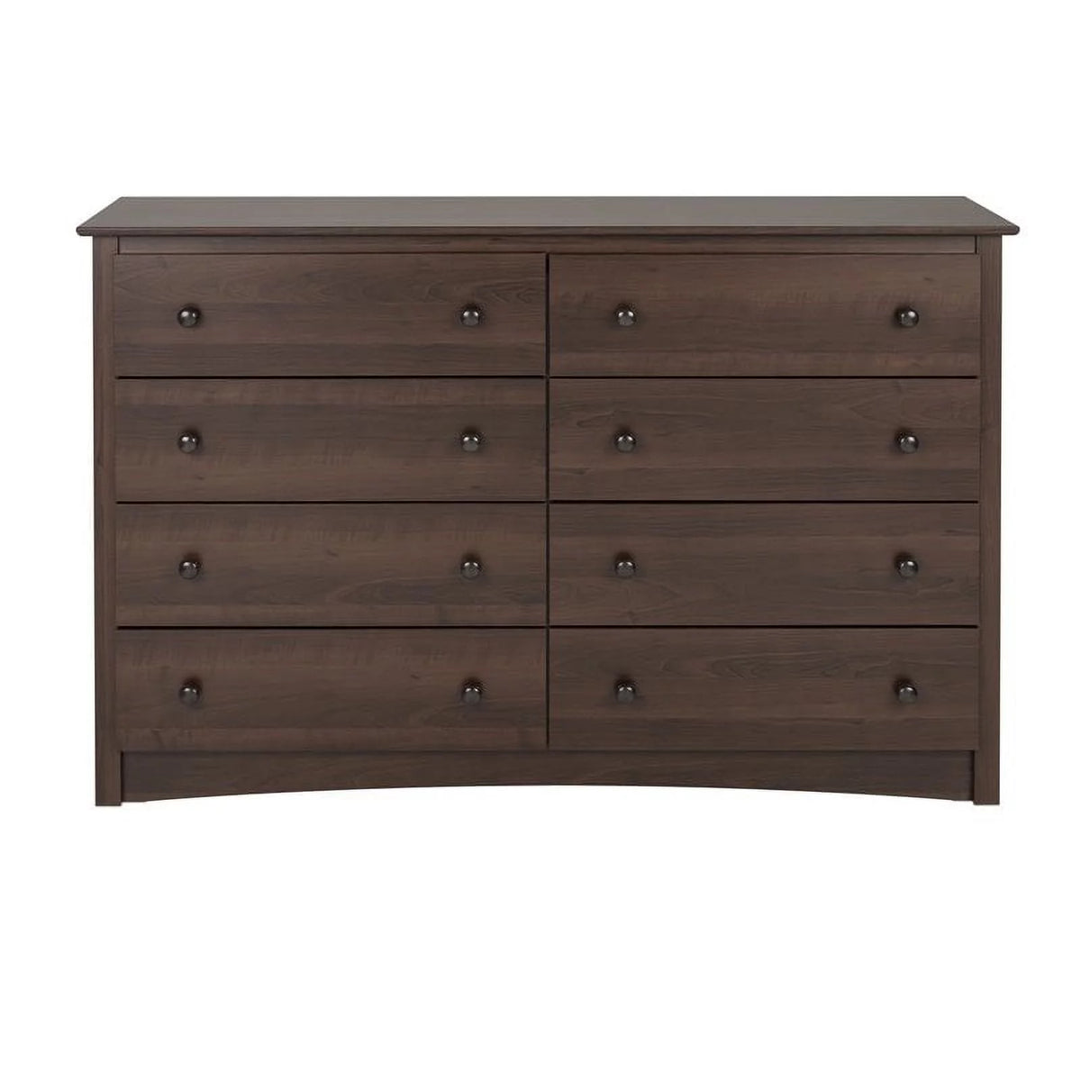 8 Drawer Espresso Composite Wood Dresser D491