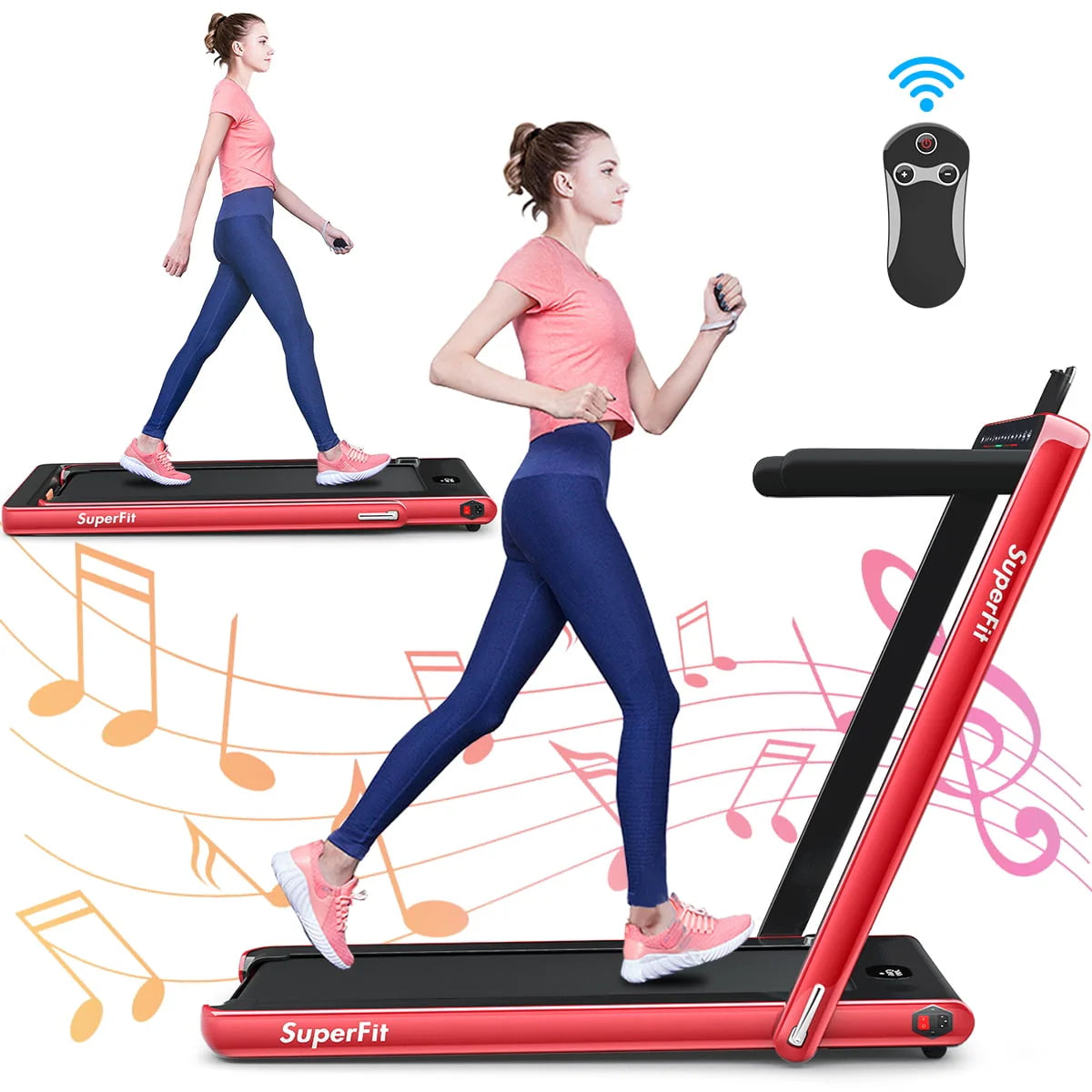 2 in 1 Folding Treadmill Q35039
