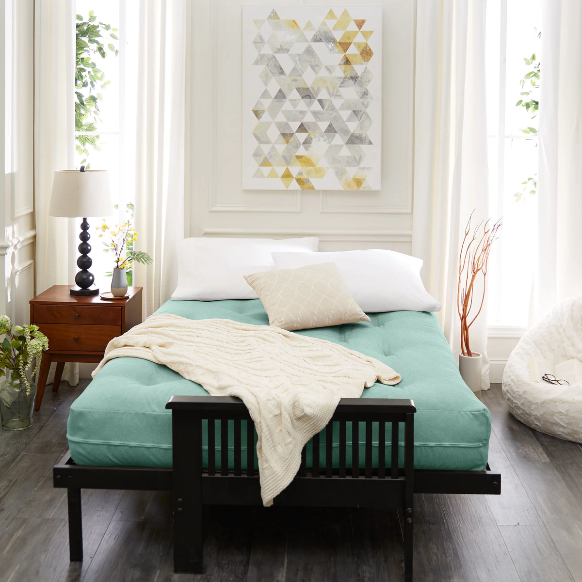 8 inch Gel Memory Foam Futon Mattress Queen Size V126