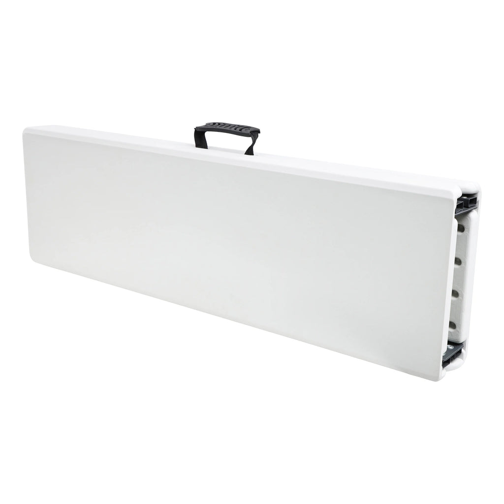 White 6ft Folding Plastic Bench Seat A806
