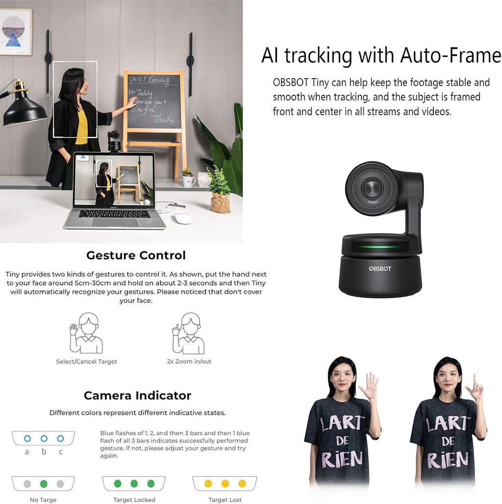 1080P Webcam with Microphone V3819