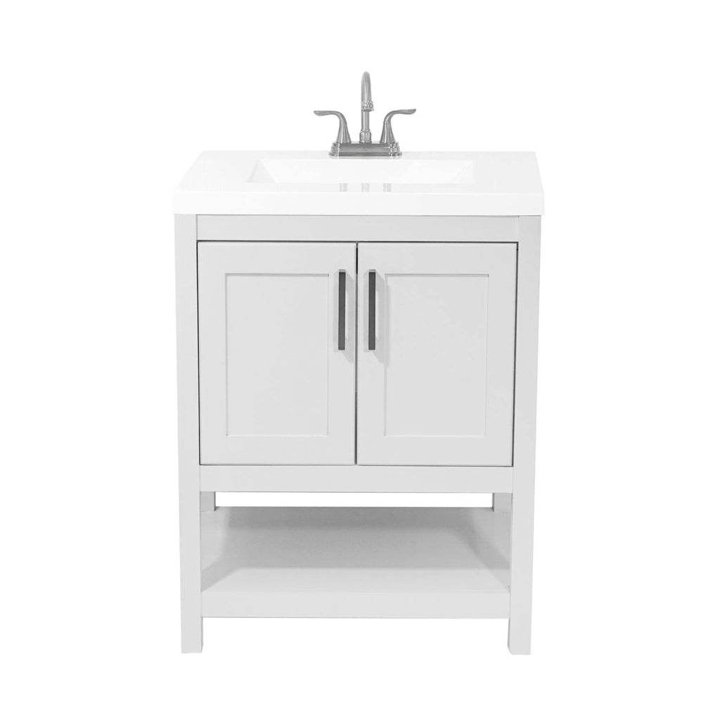 Bath Vanity with Cultured Marble or Quartz Stone Top J53714