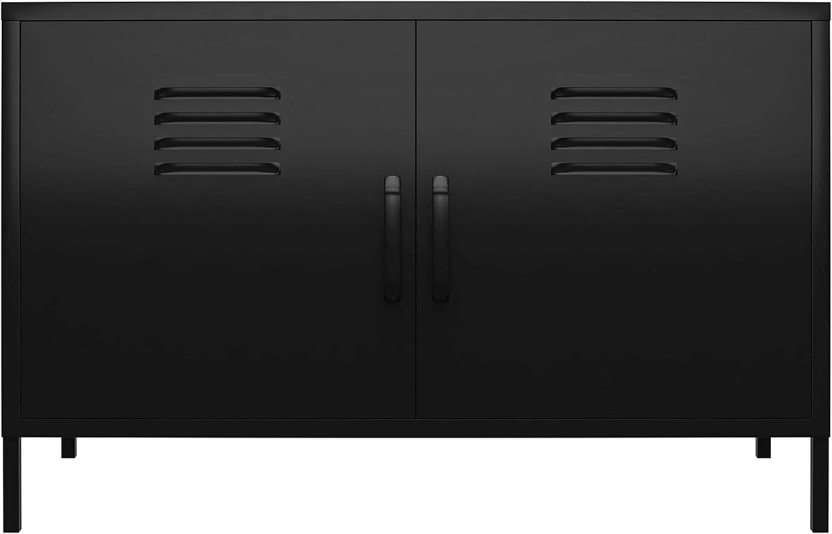 2 Door Metal Accent Cabinet T249848